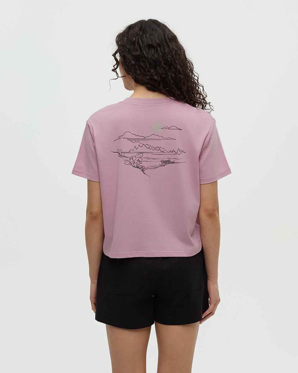 Wild Rose Lake Crop T-Shirt