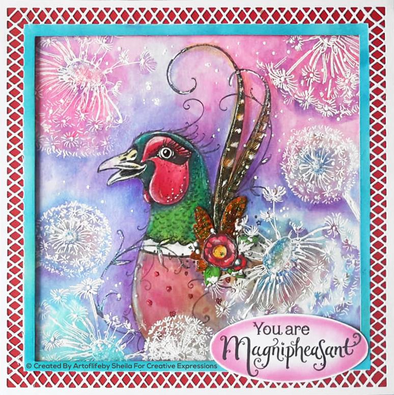 Magnipheasant A5 Clear Stamp Set