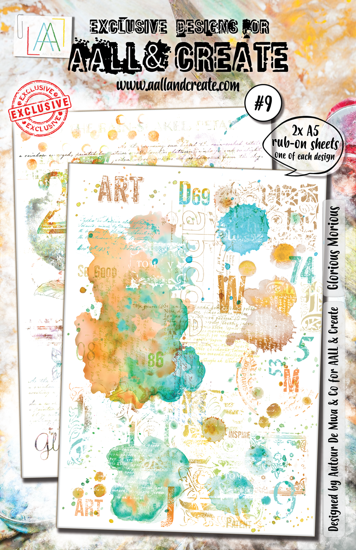 AALL and Create Rub-Ons - Glorious Morious