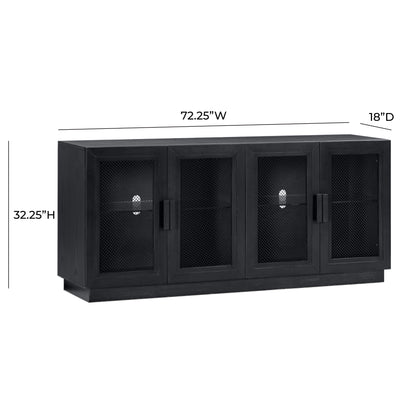 Marais 72" Natural Wood Storage TV Stand/Sideboard - Multiple Colors