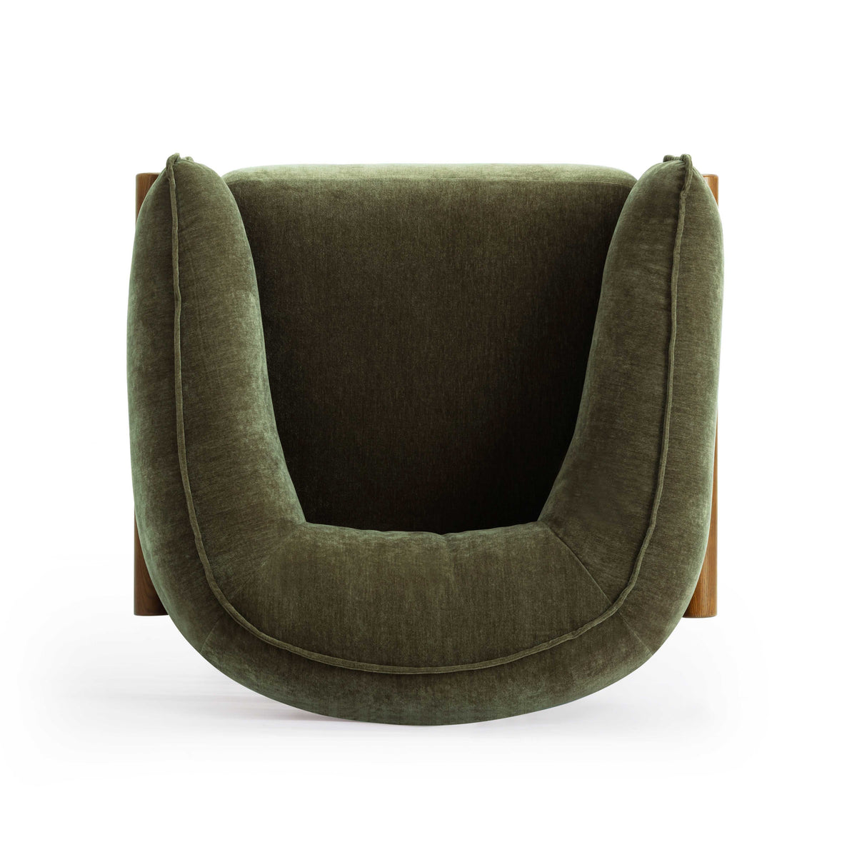 Brian Upcycled Chenille Luxury Accent Chair - Multiple Color Options