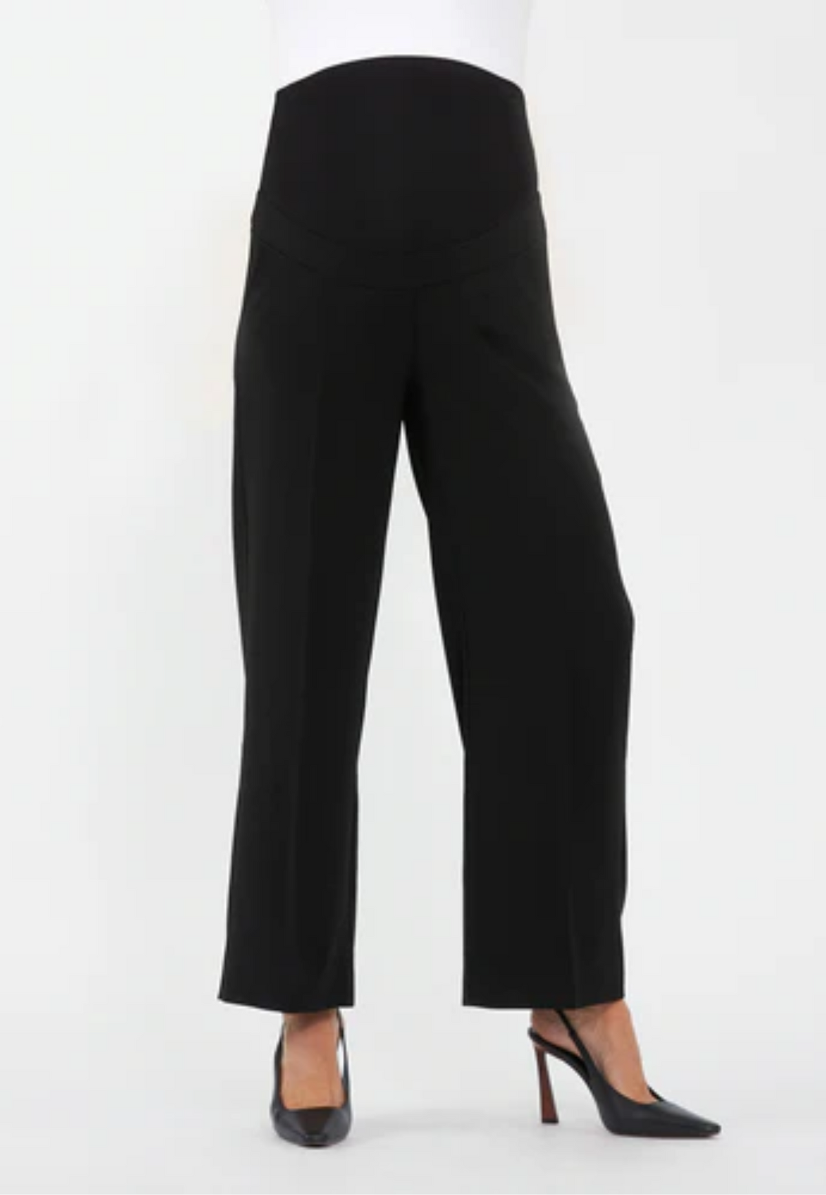 Alexa Wide Leg Maternity Pant Black