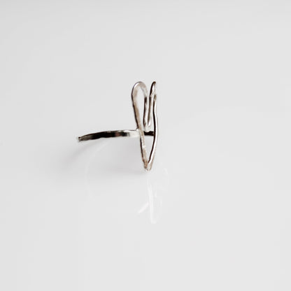 Timeless Love Ring in Sterling Silver and 18K Yellow Gold