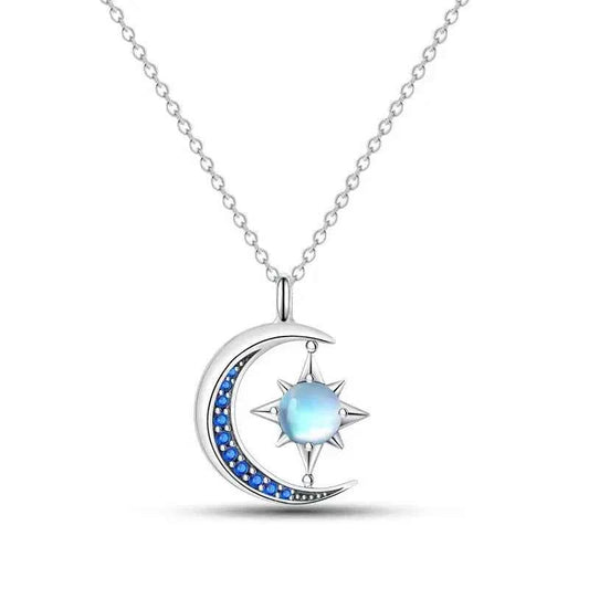Moonlit Symphony Sterling Silver Pendant