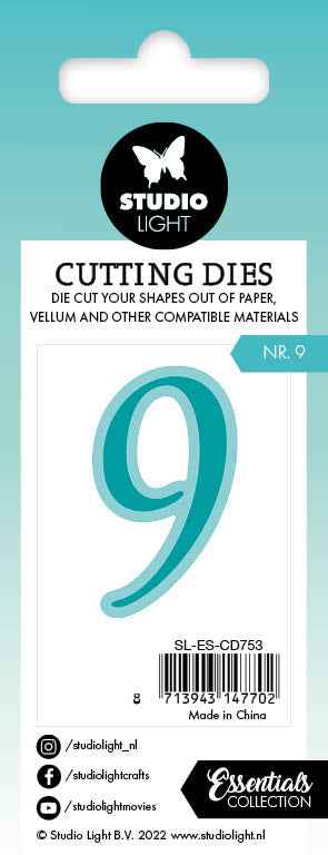 SL Cutting Dies NR. 9 Essentials 33x57x1mm 2 PC nr.753