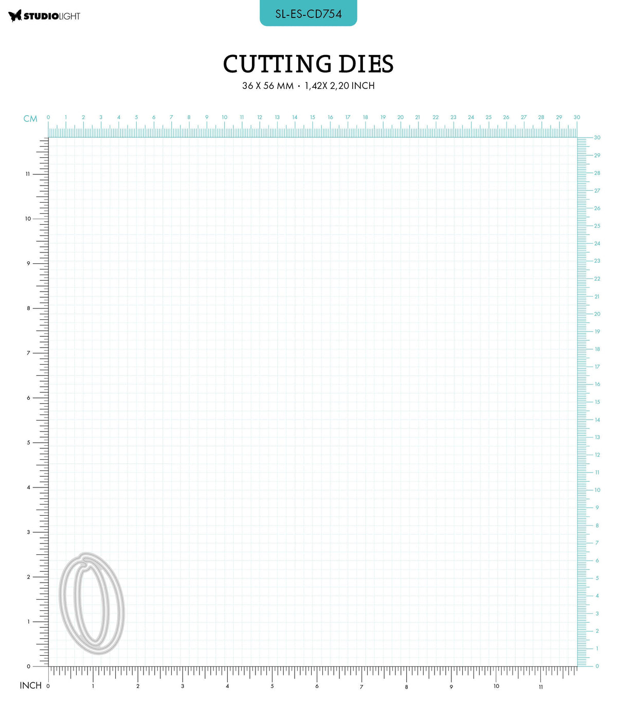 SL Cutting Dies NR. 0 Essentials 36x56x1mm 2 PC nr.754