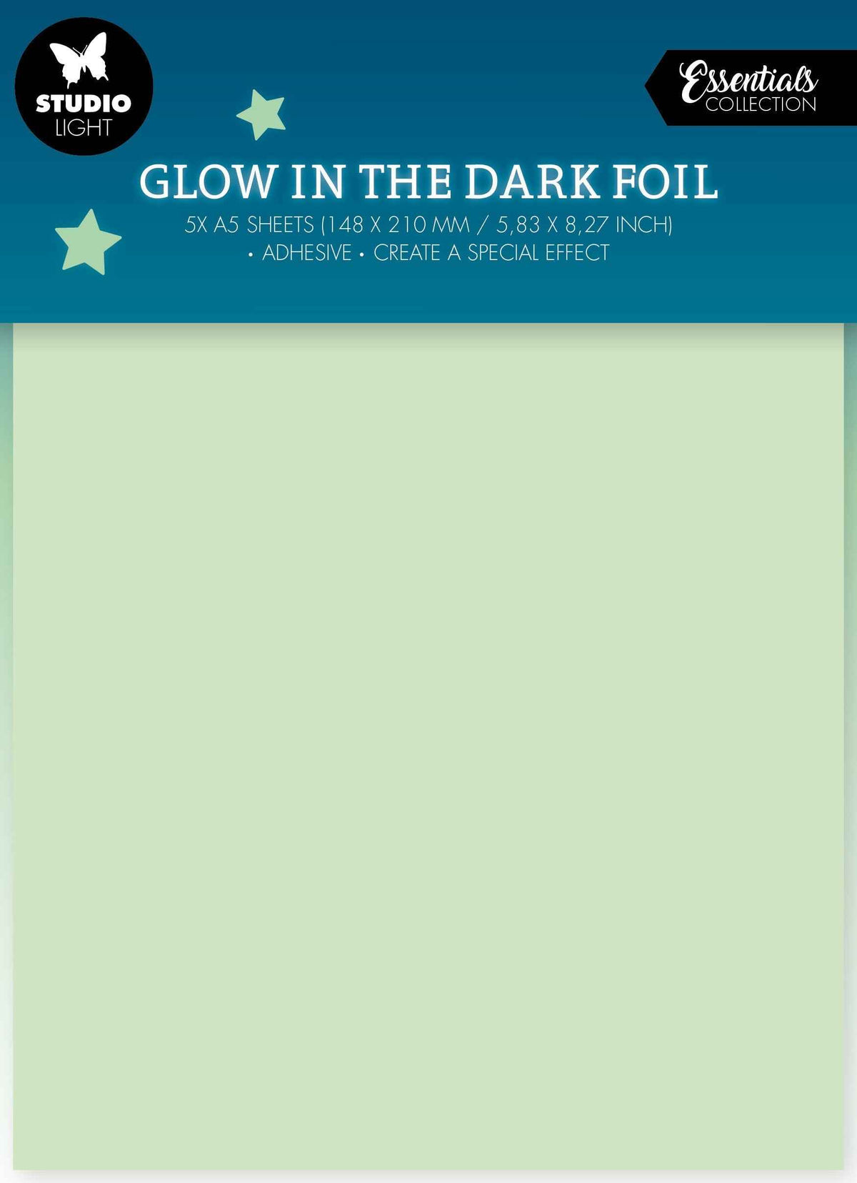 SL Glow In The Dark Foil Essentials 148x210x3mm 5 SH nr.01