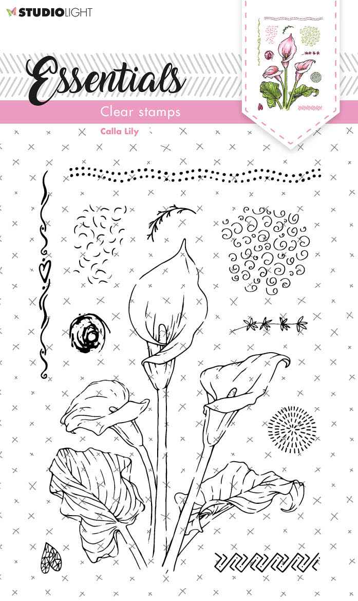 SL Clear Stamp Calla Lily Essentials 105x148x3mm 11 PC nr.156