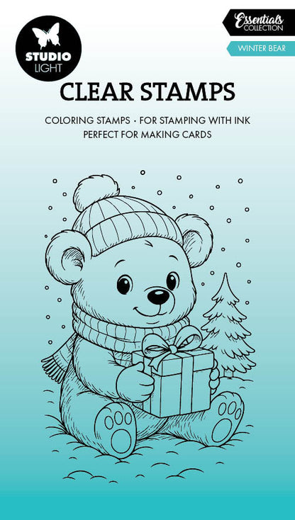 SL Clear Stamp Winter Bear Essentials 74x105x1mm 1 Pieces