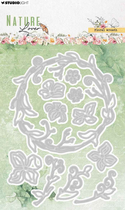 SL Cutting Dies Floral Wreath Nature Lover 101x143x1mm 11 PC nr.771