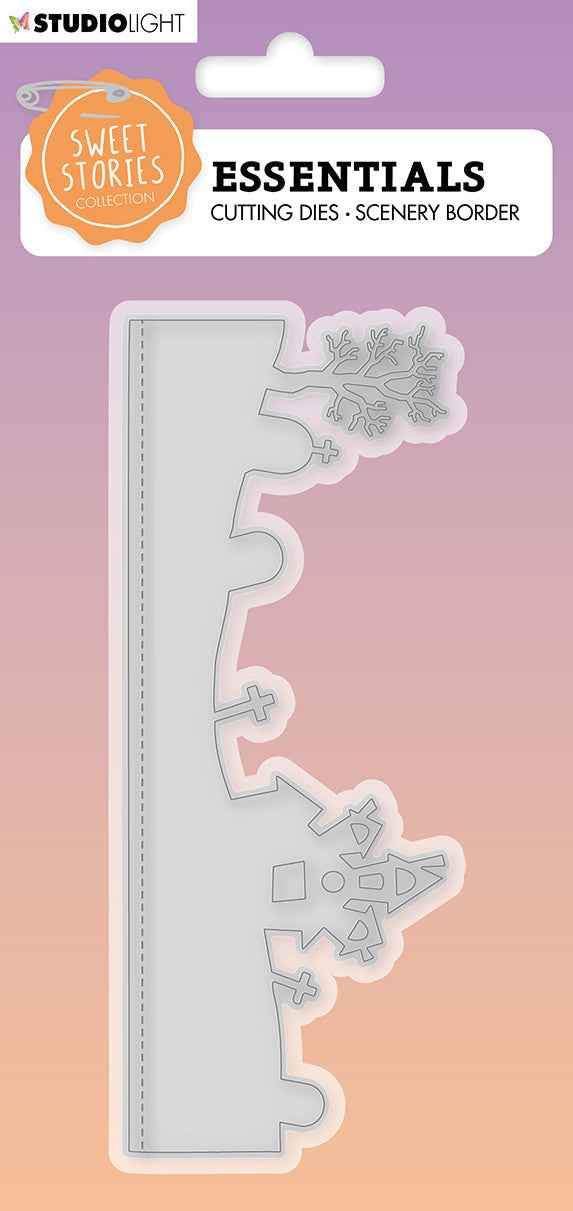 SS Cutting Die Border Graveyard Sweet Stories Essentials 56x143x1mm 1 PC nr.400