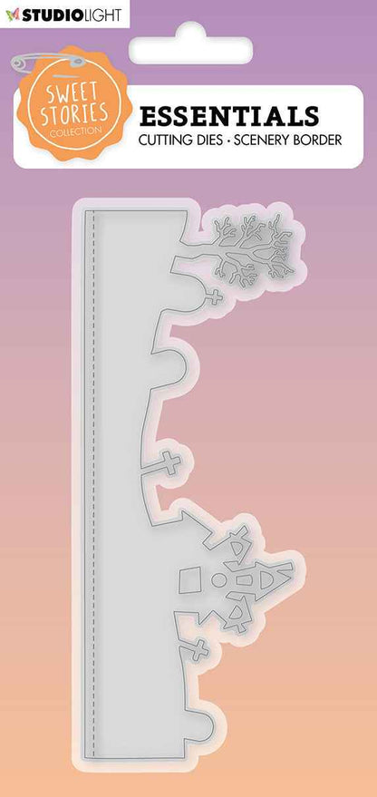 SS Cutting Die Border Graveyard Sweet Stories Essentials 56x143x1mm 1 PC nr.400