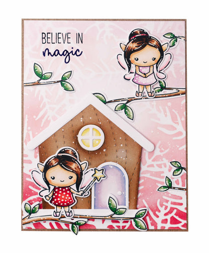 SL Clear Stamp Quotes Believe In Yours Elf Sweet Stories 148x105x3mm 45 PC nr.498