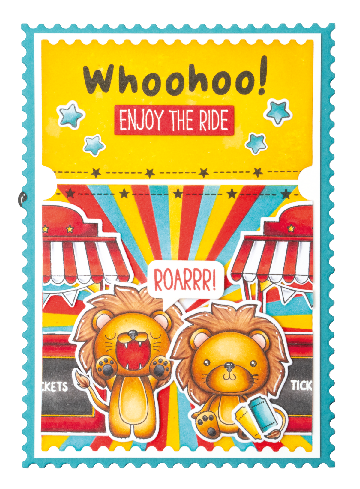 SL Cutting Die Ticket Shape Sweet Stories 4 PC