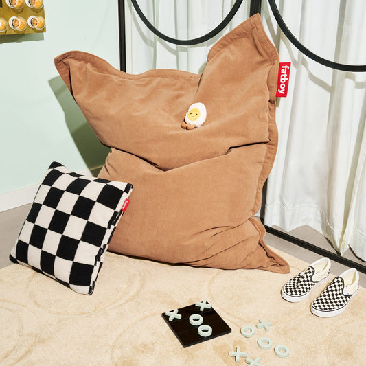 <p>Sitzsack aus Feincord<br> Für Innenbereiche</p>