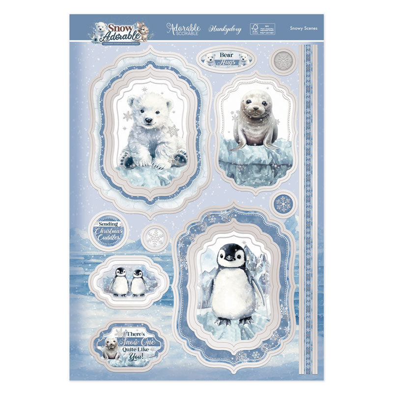 Snowy Scenes Luxury Topper Set