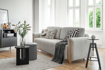 Arcadova 3 Seater Storage Sleeper Sofa - Grey