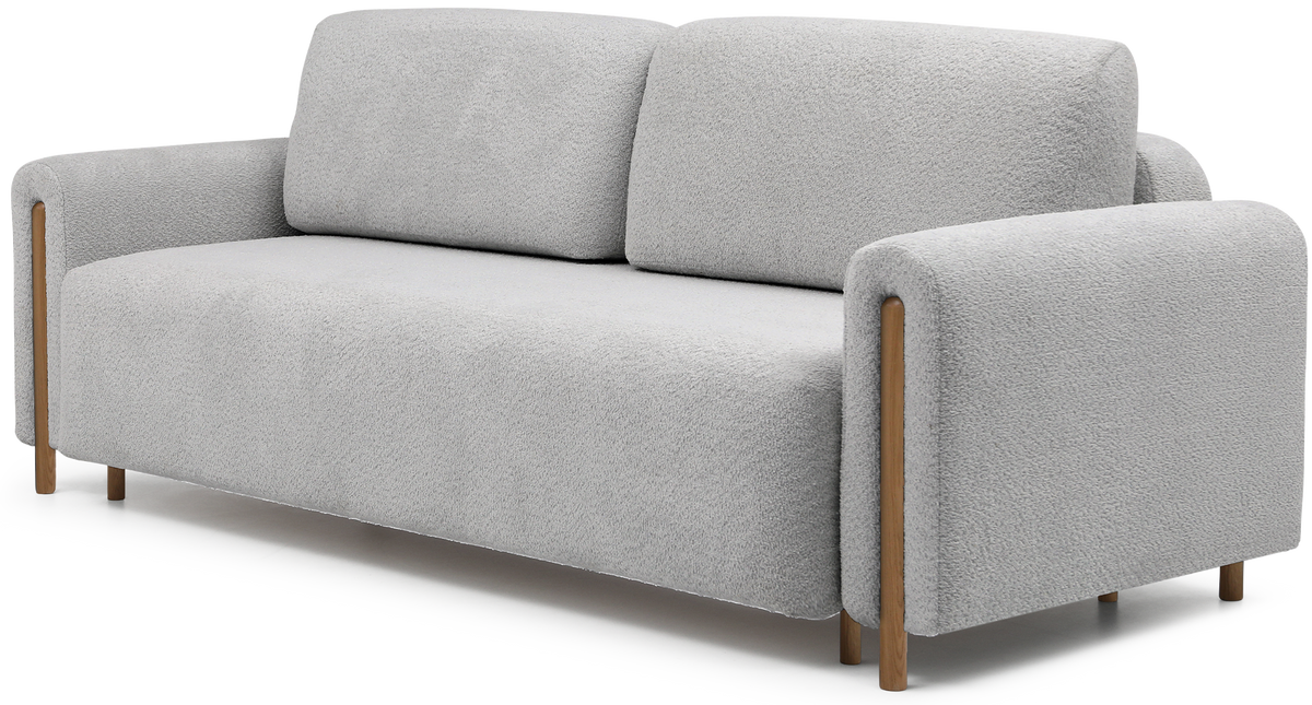 Arcadova 3 Seater Storage Sleeper Sofa - Grey