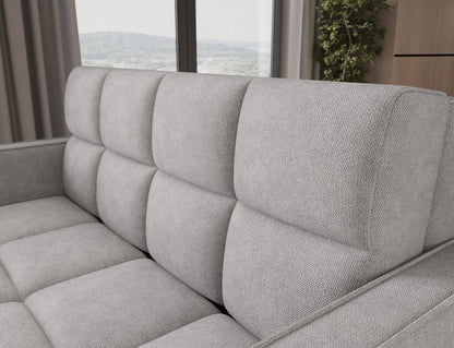 Deverio 3 Seater Condo Size Storage Sleeper Sofa - Light Grey