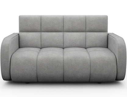 Deverio 3 Seater Condo Size Storage Sleeper Sofa - Light Grey