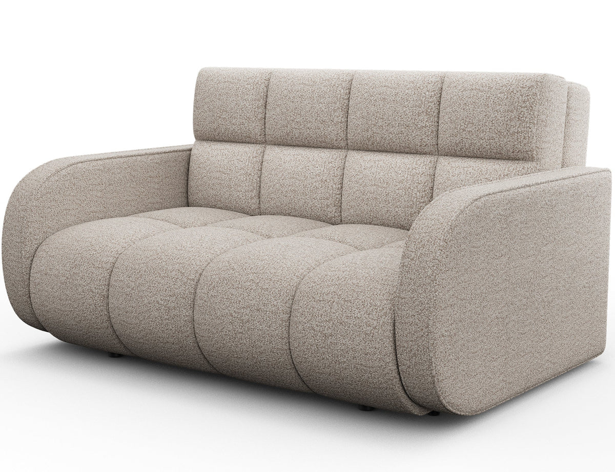 Deverio 3 Seater Condo Size Storage Sleeper Sofa - Beige