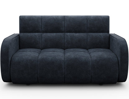 Deverio 3 Seater Condo Size Storage Sleeper Sofa - Navy Blue