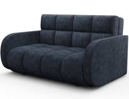Deverio 3 Seater Condo Size Storage Sleeper Sofa - Navy Blue