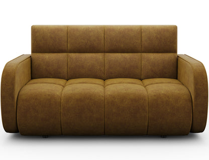 Deverio 3 Seater Condo Size Storage Sleeper Sofa - Mustard