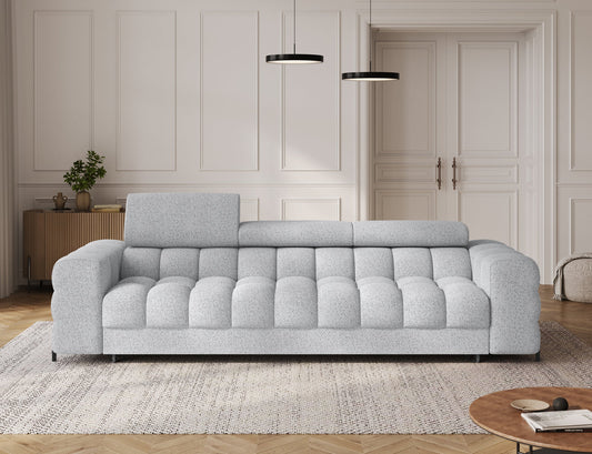 Festello 3 Seater Sleeper Sofa - Light Grey