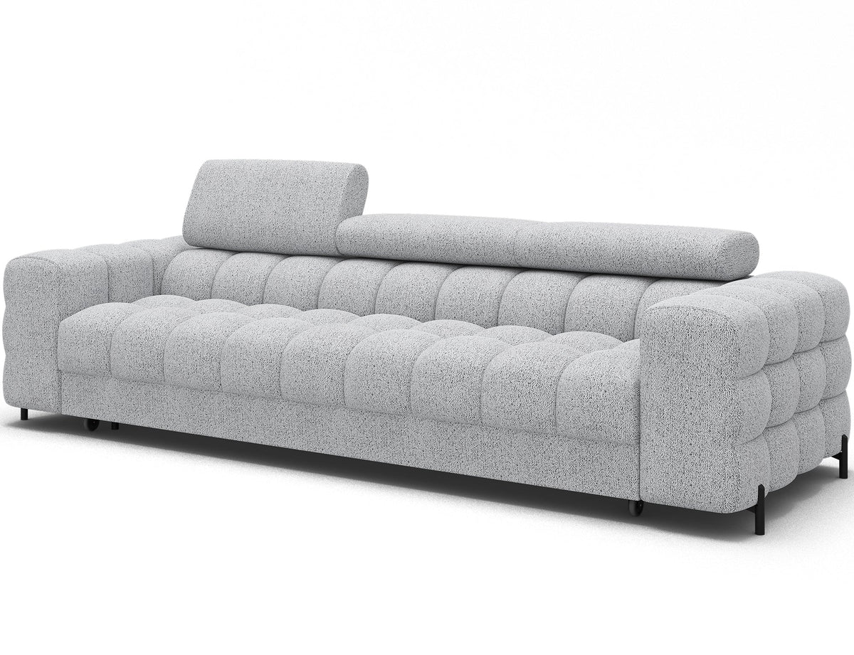 Festello 3 Seater Sleeper Sofa - Light Grey