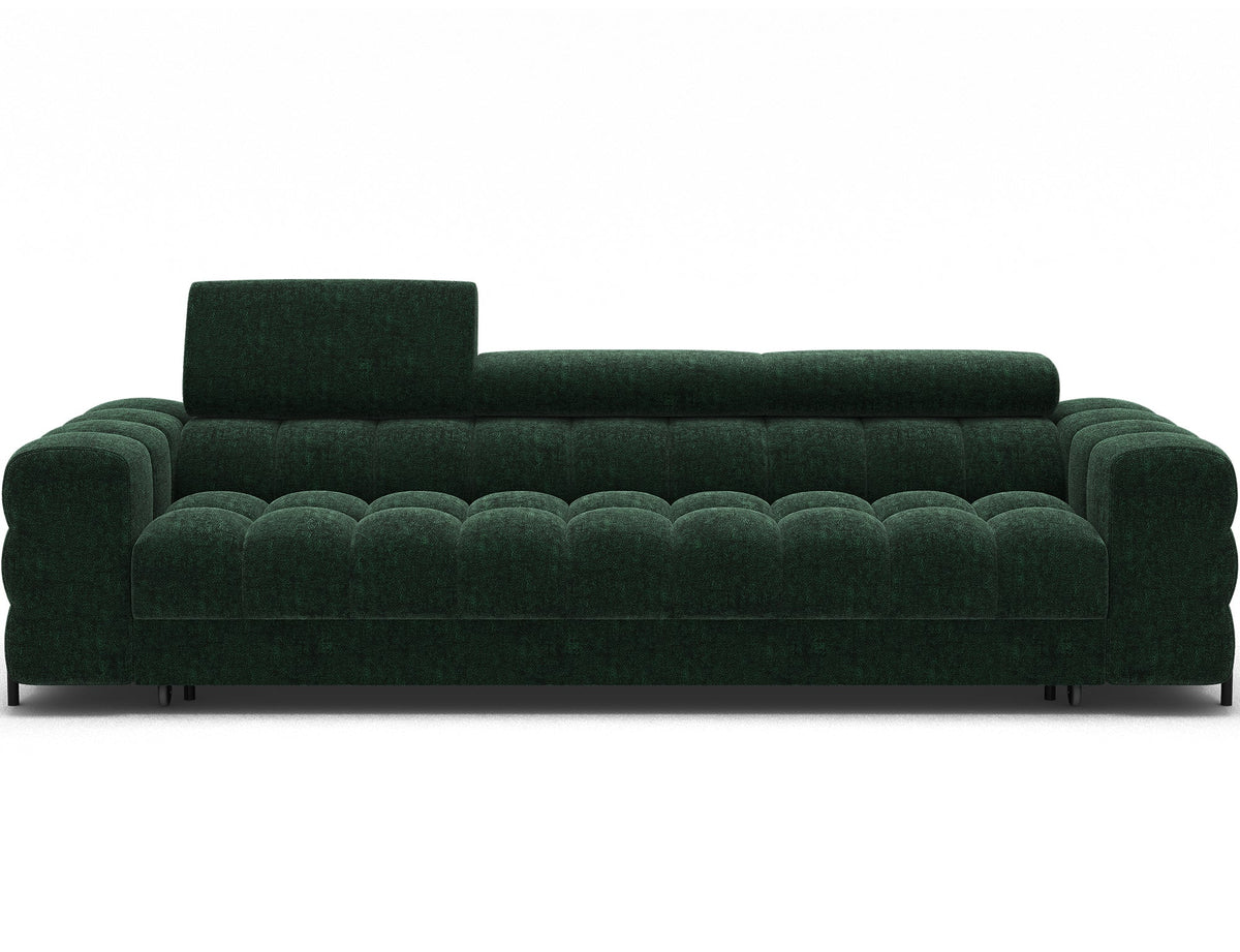 Festello 3 Seater Sleeper Sofa - Emerald Green
