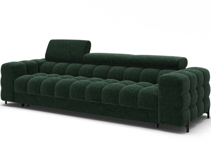 Festello 3 Seater Sleeper Sofa - Emerald Green