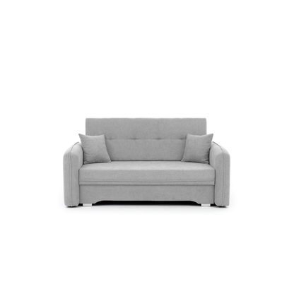 Laine Condo Style 2 Seater Storage Sleeper Sofa - Light Grey
