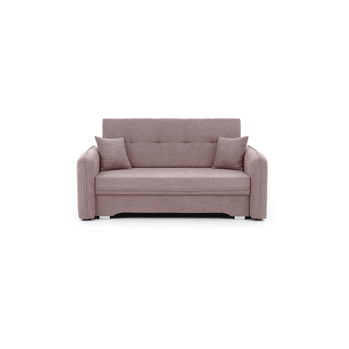 Laine Condo Style 2 Seater Storage Sleeper Sofa - Blush