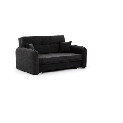 Laine Condo Style 2 Seater Storage Sleeper Sofa - Black