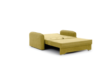Laine Condo Style 2 Seater Storage Sleeper Sofa - Mustard