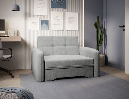 Laine Condo Style 1 Seater Storage Sleeper Sofa - Light Grey