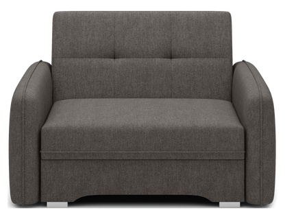 Laine Condo Style 1 Seater Storage Sleeper Sofa - Dark Grey