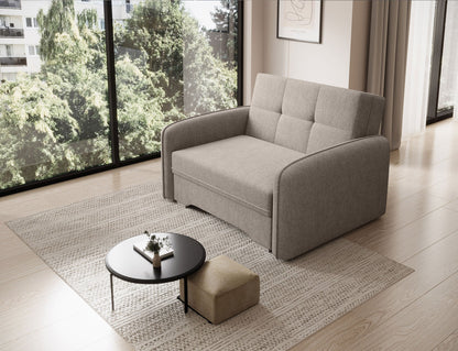 Laine Condo Style 1 Seater Storage Sleeper Sofa - Beige