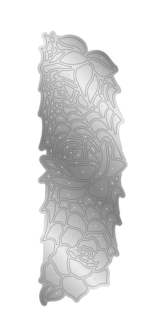 Sara Signature Thorn & Bloom Metal Die Edge'able - Midnight Rose Filigree