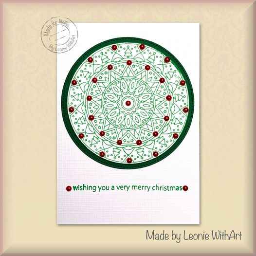 Nellie's Choice Stamping Dies Round - Christmas Trees