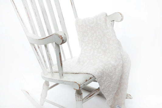 Blush & Off White Leopard 2.0 Print Toddler Blanket