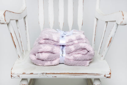 Iced Lilac & Powder Vintage Floral Print Lovey