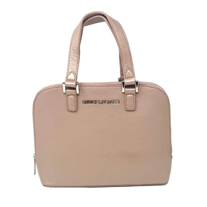 Sac à main en Cuir Rose Platine  | Justine