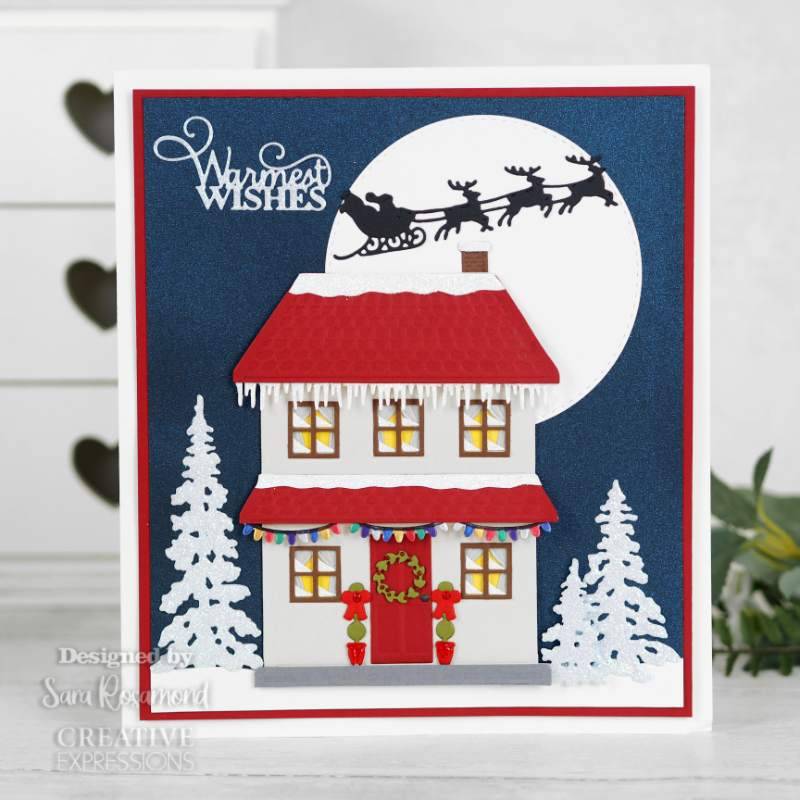 Creative Expressions Sue Wilson Shaped Cards House Front Craft Die
