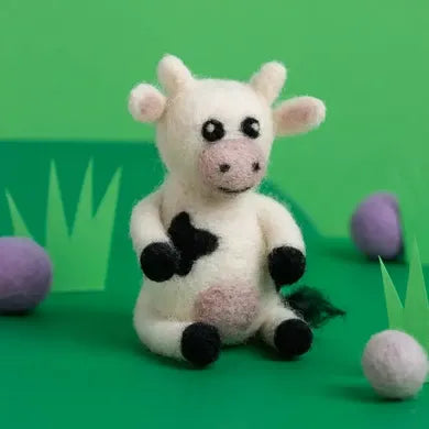 Hawthorn Handmade - Cow Mini Needle Felting Kit