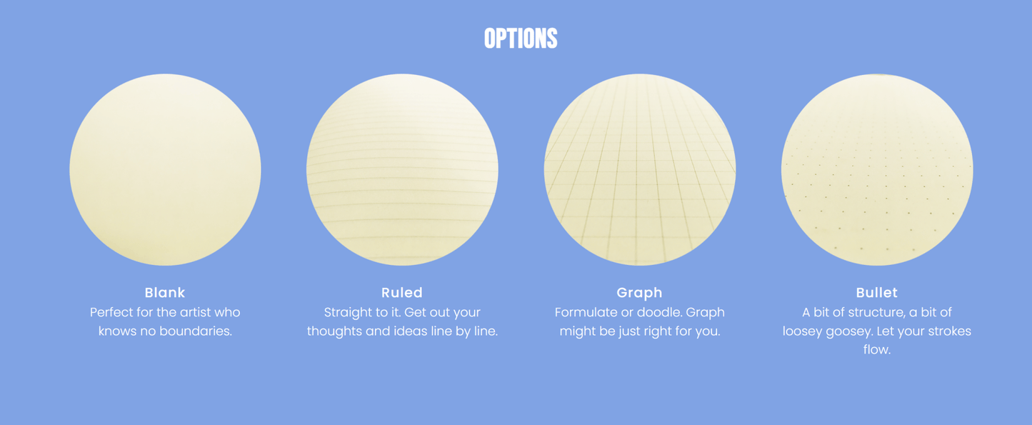 Large | Notebook | Etched in Turquoise