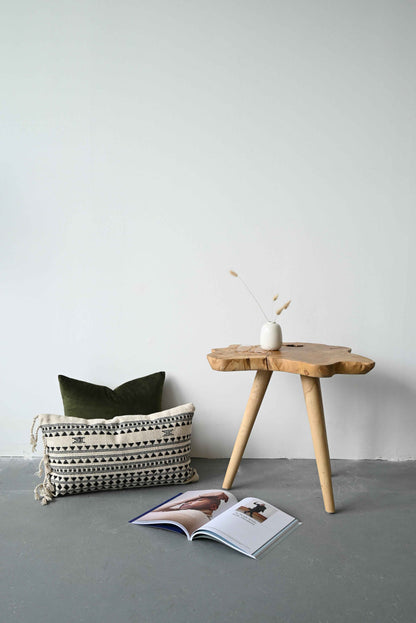 BHUJODI PILLOW COVER - CREAM