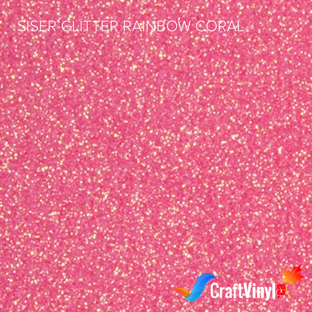 Siser Glitter Rainbow Coral