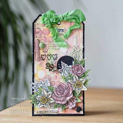 Creative Expressions Sue Wilson Spring Roses & Daffodils StampCuts Die